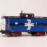 Modern steel caboose