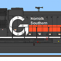 NS Heritage SD70ACe What-If? Guilford Rail System Livery