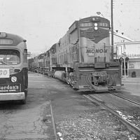 Monon in New Albany, IN. Linton Moss Photo from 1966