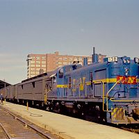 L&N #138 at Louisville Union Station. March 1969
