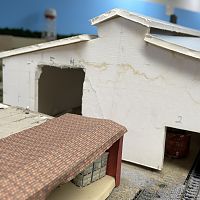OHF South Wall,  Foam Board Version