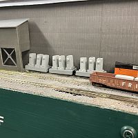 After damaged ingot molds are removed, continue pushing the ingot molds into the Mold Preparation Shed.