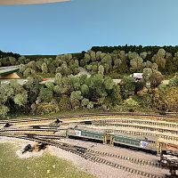Trees behind South Throat of I. Bork & Sons Scrap Yard  and Kickapoo Rail Yard