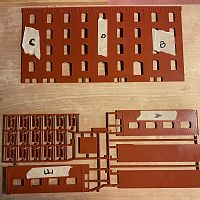 Parts selected for kitbashing