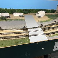 Cardstock Repositioned highway grade crossing