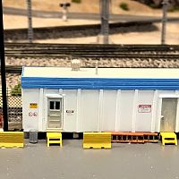 Propane dealer office  - scratch built