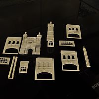 All pieces for Friedrichstrasse printed by a service provider in Resin