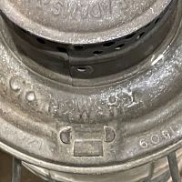 C&NW Rwy  imprinted on metal portion of Lantern