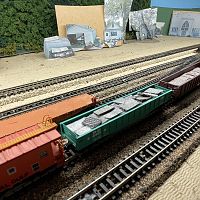Loads of Large scrap staged in ICG Decatur Yard