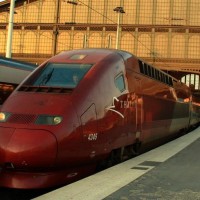 TGV -Lyria in Gare de Nord from PARIS - FRANCE