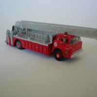 Ford C Fire Ladder 6. Athearn and Micro Machines Model. Ladder is from Kaiyodo