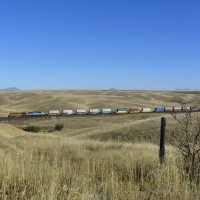 stack train east of Shelby