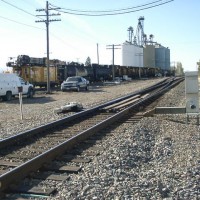 Railgrinder on the sidding in Milledgeville, IL