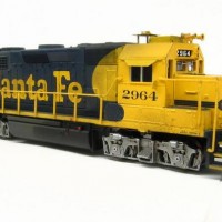 ATSF GP40 #2964. Added a few details and weathered it.
