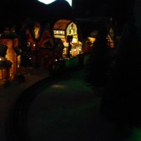 Christmas Town II at night
