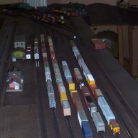 Cars are sorted and readied for movement to their final destinations here at Ochoco Junction. Trains are assembled for the John Day Valley branch line to the north, the Union Pacific Railroad to the east, and the Burlington Northern interchange at Prineville Junction to the west.
