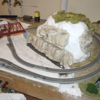 Mountain under construction.