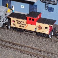 Every self-respecting railroad needs to have a logo(s) to help it stand out from the competition. The Oregon Western Lines' marketing department created logos and eye-catching paint schemes to give the railroad a recognizable visual appearance and to enhance the concept of this fictional railroad's existence.