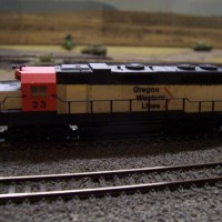 Welcome to the Oregon Western Lines. This is a freelanced, N-scale (1:160) modular railroad. "Freelanced" means that it is fictional railroad designed to fit the operational and creative desires of the builder--it may or may not replicate anything in actuality.  This railroad is purely for "N-joyment" purposes.