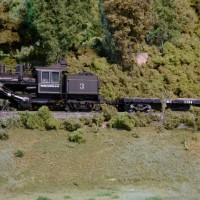 Moore Keppel #3 on a rare trip to Alexander, WV.  Perhaps the loggers needed a "little" help and borrowed the tike from MK operations near Casity, WV.