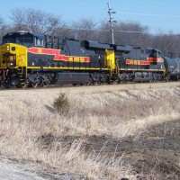 Iowa Interstate 503 pulling away from the Smith-Dows Yard in Cedar Rapids with 59 cars.