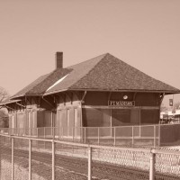 Photo of one of the depot's in Ft. Madison, IA. January 21, 2009.