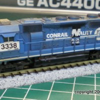 NS ex-Conrail SD40-2 #3338