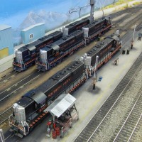 6 SP Tiger Stripe SD7s at Anson MPD.