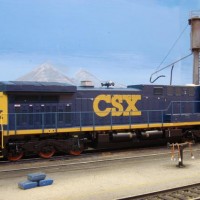 Chris Collins' CSX 5117 in Anson Yard.