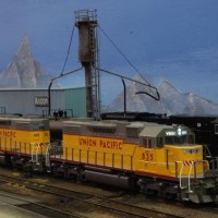 Mike Ruby's UP Twins in Anson Yard. Were they ever that clean?