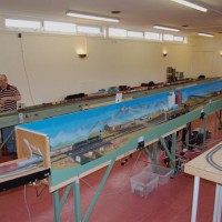 Anson complete: 17.1.09.  The layout is 42x8 feet, and has a seven-track storage yard.