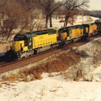 CNW 6922 in Bertram Iowa.