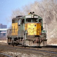 CNW GP9 4284 in Minneapolis MN