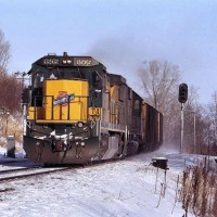 CNW 8505 at River Jct, near La Crescent MN