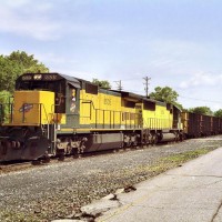 CNW C40 8 8535 in La Crosse WI