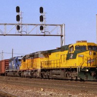 CNW 8677 in Clinton Iowa.