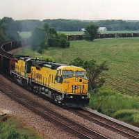 CNW 8643 at Bertram Iowa.