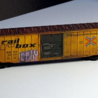 Weathering attempt  - My humble attempt to weather an Atlas Trainman boxcar .... comments and suggestions welcome