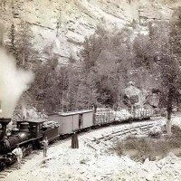 Now this is my idea of railroading!! ld steam in the old west. Black Hills South Dakota.