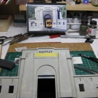 I used Slaters (UK brand) of lettering but getting the "Moffat Tunnel" level and centred was a lot harder than I'd expected