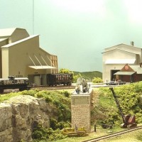 Sand Springs Railway - Arkansas River Bridge - west Sand Springs Industry