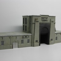 After 6 months (on & off) have finally got the East Portal to a stage where I am happy with it & can get started on my surrounding scenery. I still have a few details to add, but will leave them til later so that I'm not constantly reattaching them