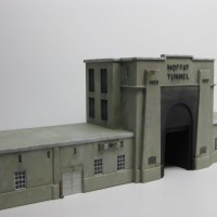 This is pretty much the only viewing angle once I've installed this diorama in my layout.
The plaques & warning signs are actual reduced images