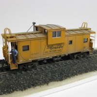 Atlas D&RGW WV Caboose - with a few added details & painted grabs + some light weathering, IMHO is not a bad looking model for the price > out of the box. I have a few more ready & waiting for some D&RGW custom work