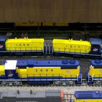 GTE SHOW NOV 29 2008: Alton And Southern locomotives of Carl Diesen HO scale.