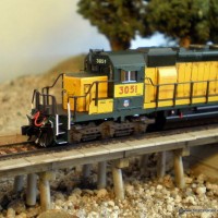 Custom Patched and Detailed UP SD40-2