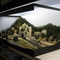 Overall view of my Moffat Tunnel diorama before I install it in my layout