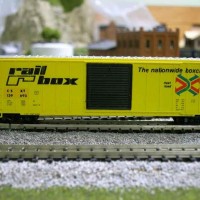 A rare Con Cor CSXT RailBox boxcar.