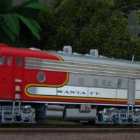EMD F7A ATSF #303L
