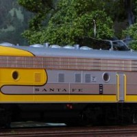 EMD F7A ATSF #344L
